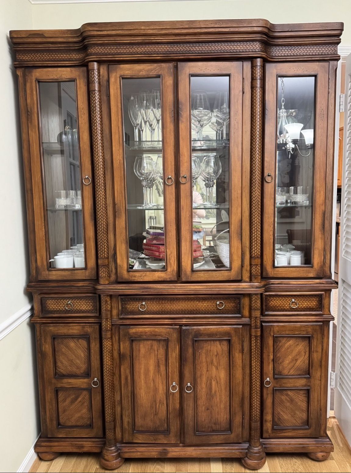 FREE China Cabinet- Solid Wood
