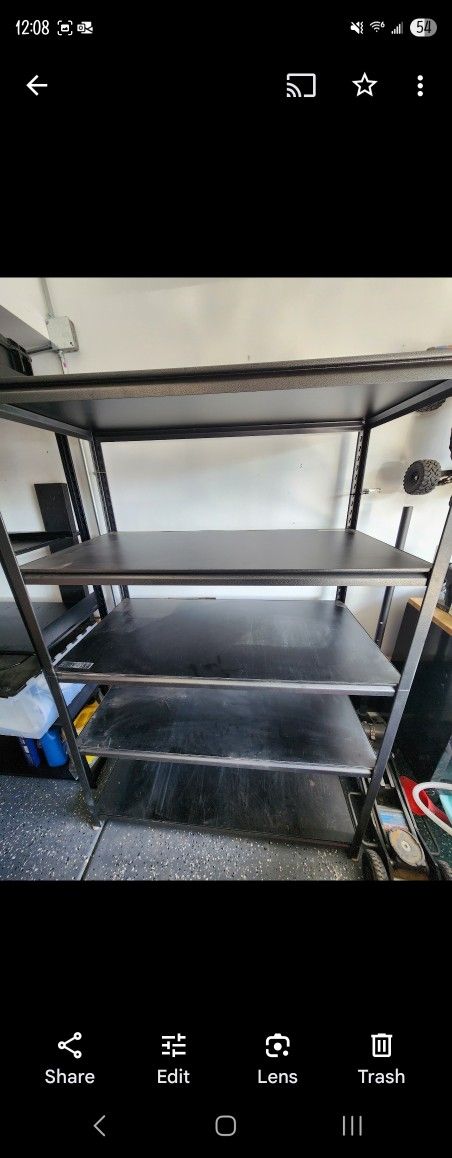Sturdy 5 Shelf Storage Rack
