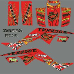 Honda Trx250r Graphic Kit 