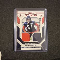 2025 Rookies & Stars Luther Burden Cross Training Rc Relic Double