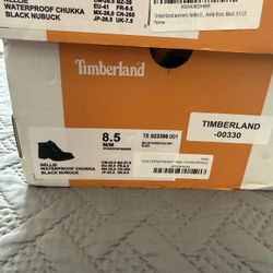 NIB TIMBERLAND WOMENS NELLIE CHUKKA BOOTS BLACK 8.5