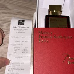 Baccarat Rouge 540 (Extrait De Parfum)