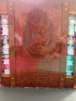 The Haunted Mansion Light-Up Chess Set