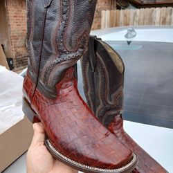 Crocodile Belly Boots 