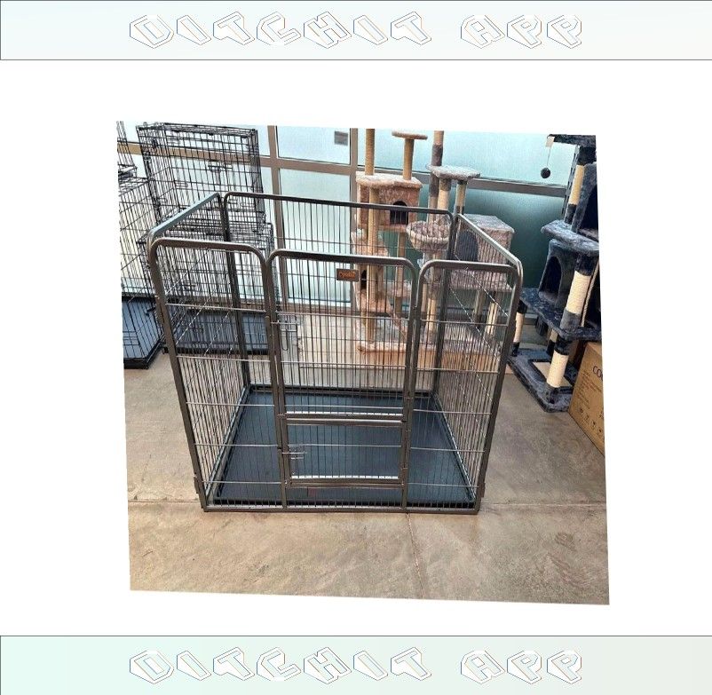 Firm Metal Dog Crates - Stable and Secure light travel