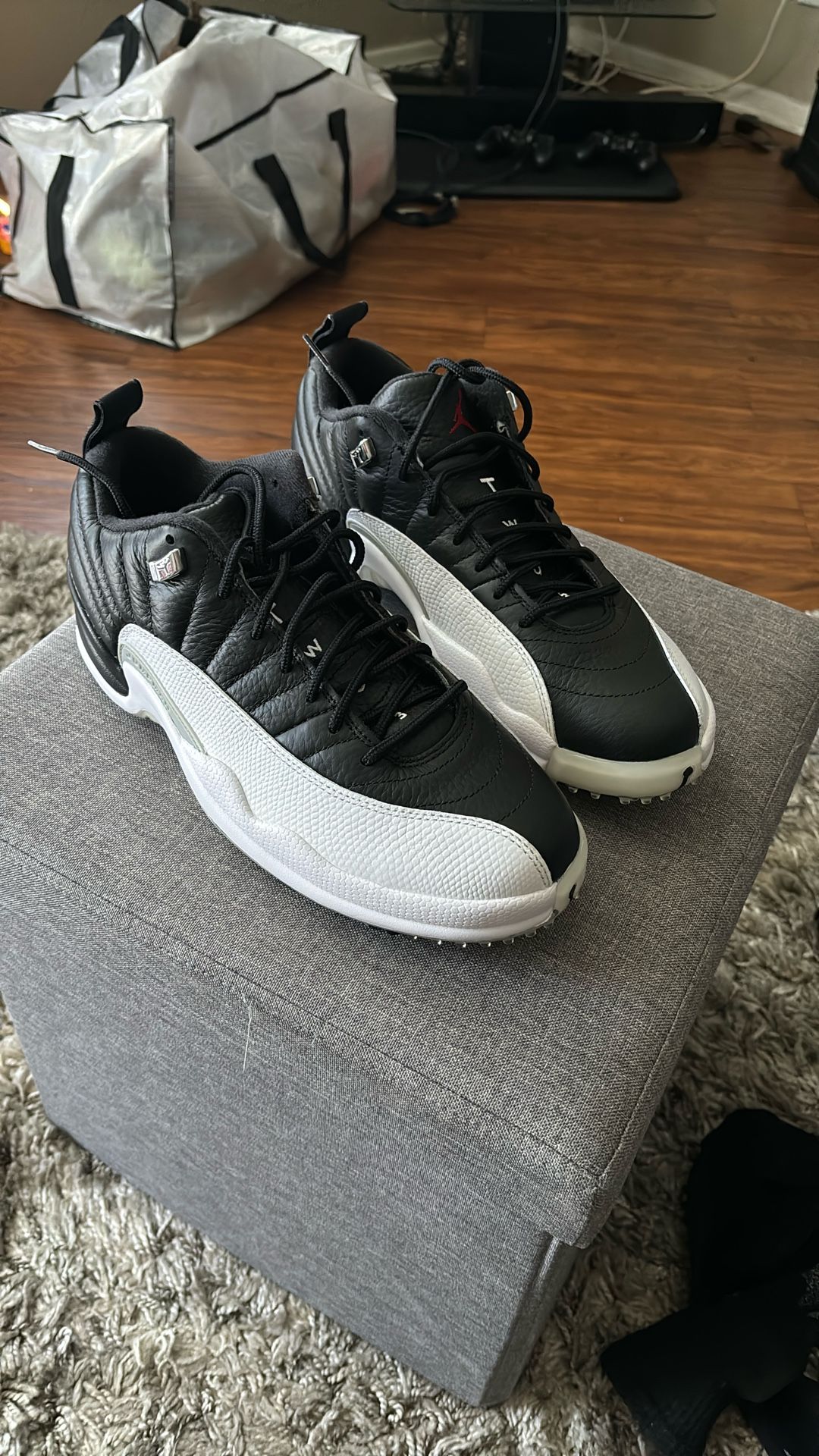 Jordan 12 Playoff Retro Golf Shoes New Sz 10