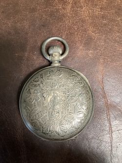 Am Watch Co Waltham Coin 90% silver pocket watch case 93 grams - case only