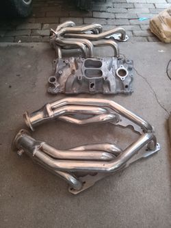 Sbc 350 Manifold And Headers