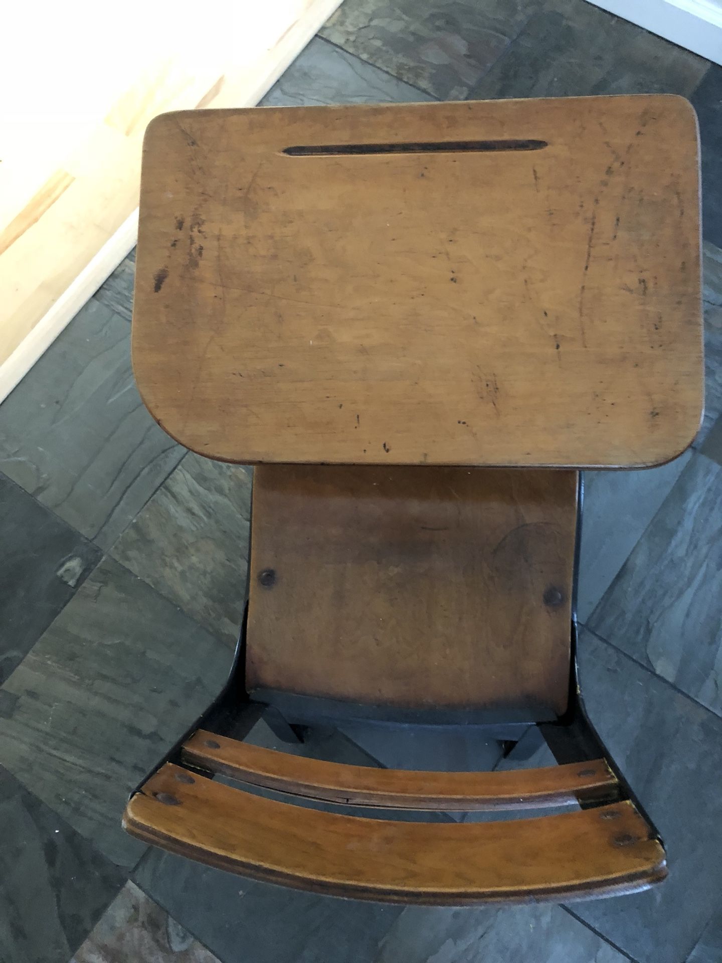Vintage student desk