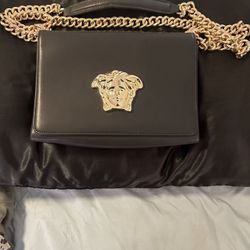 Versace Leather Medusa Purse