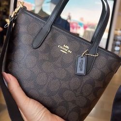 Coach Mini City Tote Used Once 