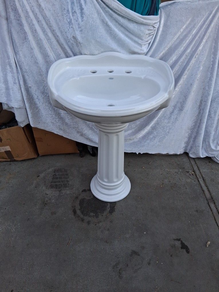 Vortens Bathroom Pedestal Sink - !!!!!! SAVE BIG !!!!! -