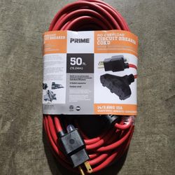 Prime Circuit Breaker Court 50 Ft 14ga New
