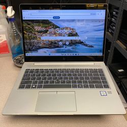 HP EliteBook 840 G5  Intel Core i5-7300U (\(2.6\text{GHz}\) base, up to \(3.5\text{GHz}\) turbo).14-inch Full HD (\(1920\times 1080\)) Touchscreen IPS