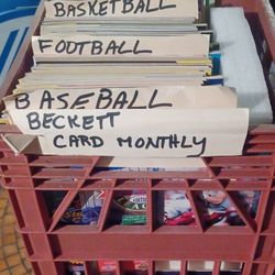 Lot If 67 BECKETTS Monthly BASEBALL FOOTBALL BASKETBALL WRESTLING and GOLF Card Magazines 