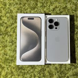 iPhone 15 Pro | 128GB | Natural Titanium | Factory Unlocked *READ DESCRIPTION*