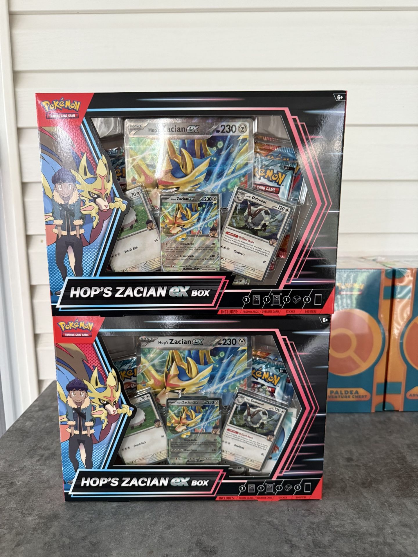 Pokémon Hop’s Zacian Ex Box 2pk