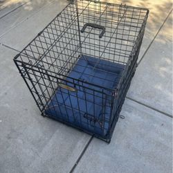 Puppy Crate With Bed