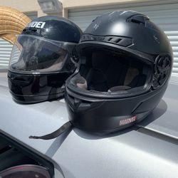 2 Motorcycle Helmets Shoei And HJC $40 Each