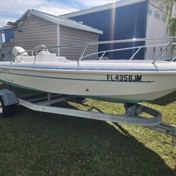 16 Ft Boat Proline 48hp 2 Stroke
