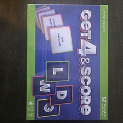 Rare SimplyFun Get 4 & Score Reading/Language Art Learning Board Game NEW