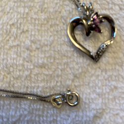 Sterling Silver Heart Necklace