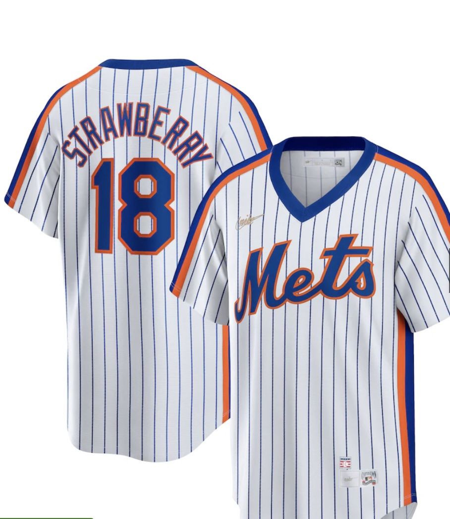 Men's New York Mets Nike White Jersey