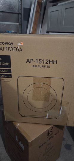 Brand New Coway Airmega AP-1512HH True HEPA Air Purifier - Sealed Box - Black
