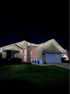 Christmas house lights