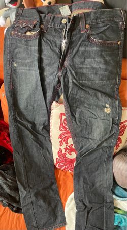 True Religion Jeans Red and black