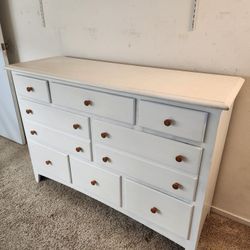 White Dresser Sturdy, Solid Wood