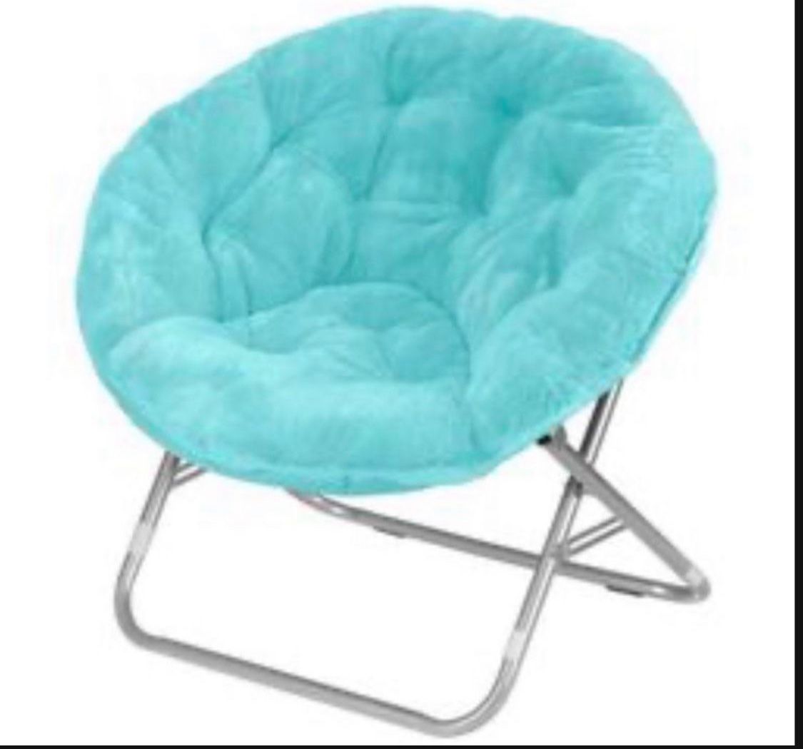 Faux Fur Saucer Chair
