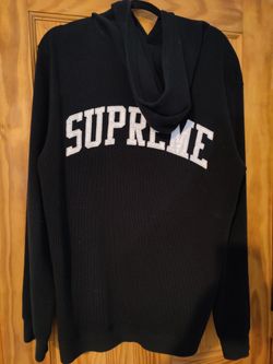 Supreme waffle hoodie XL size