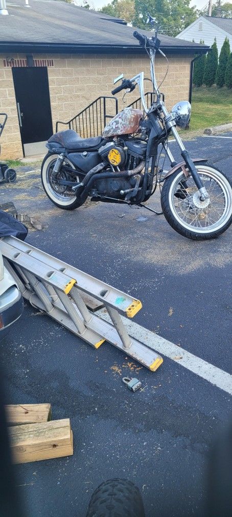87 Harley-Davidson Sportster Bobber Rat Bike