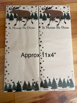 2 pack Moose Note Pads