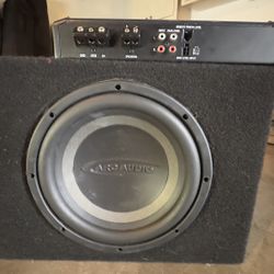 Arc Audio 10” Subwoofer & Rockford Fosgate Prime R250X1