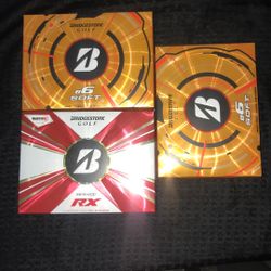All New Bridgestone Tour B RX And E6 Soft Golf Balls 