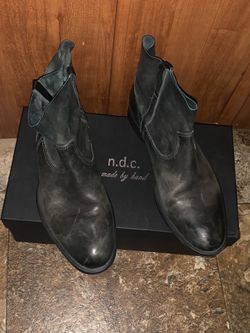 N.D.C. Made By Hand Emilia FR Couch Wash Ankle Boots Size 39 – Original Box Included