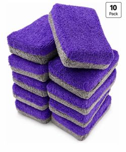Professional Microfiber Applicator Pads (10-Pack)