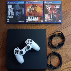 Ps4 With 3 Games