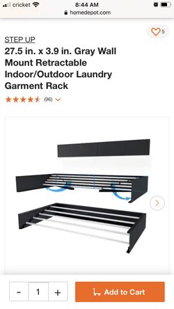 New Step Up Foldable Laundry Rack