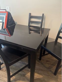 Ikea Back Table +4 chairs