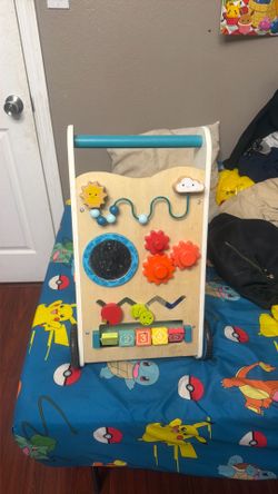 Wooden activity walker