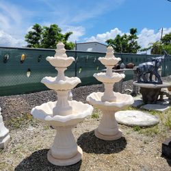 Concrete Fountain / Cement Backyard Garden Outdoor Fountains