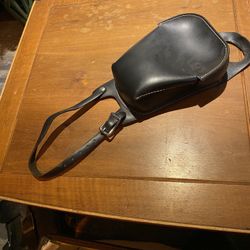 Vintage Leather Tank Bag