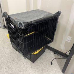 Small wire dog or Cat crate With Cover