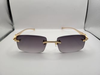 Cartier Rimless Glasses(Gray)
