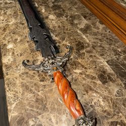 Frost Cutlery Jim Frost Decorative Sword Wood Handle Stainless Steel w/Sheath