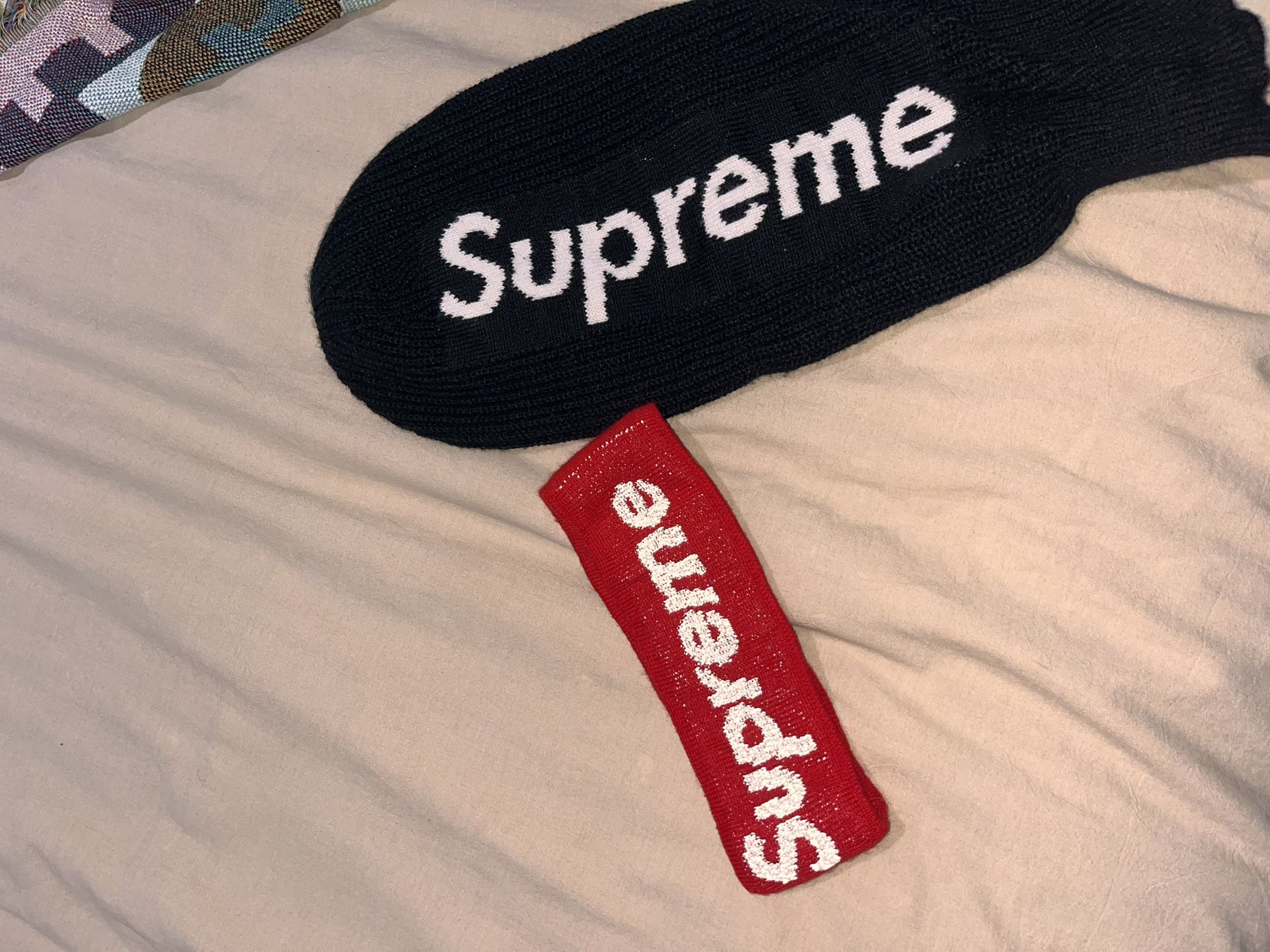 Supreme Headband And Balaclava