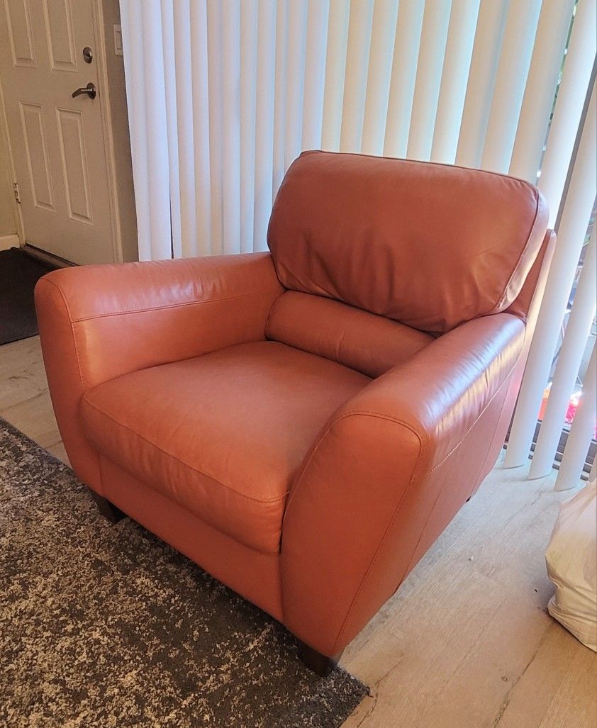 Genuine Leather Armchair